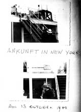 Alma’s arrival in New York on October 13th, 1940