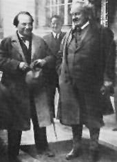 Franz Werfel and Gerhart Hauptmann