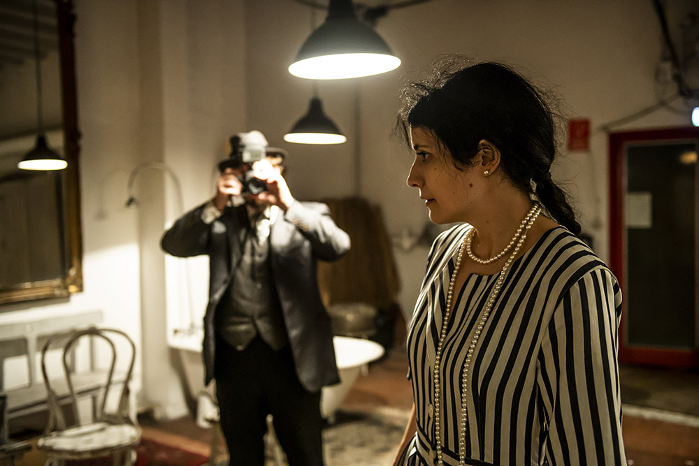 Veronika Glatzner als Alma 2 und Martin Hemmer als Alexander Zemlinsky
