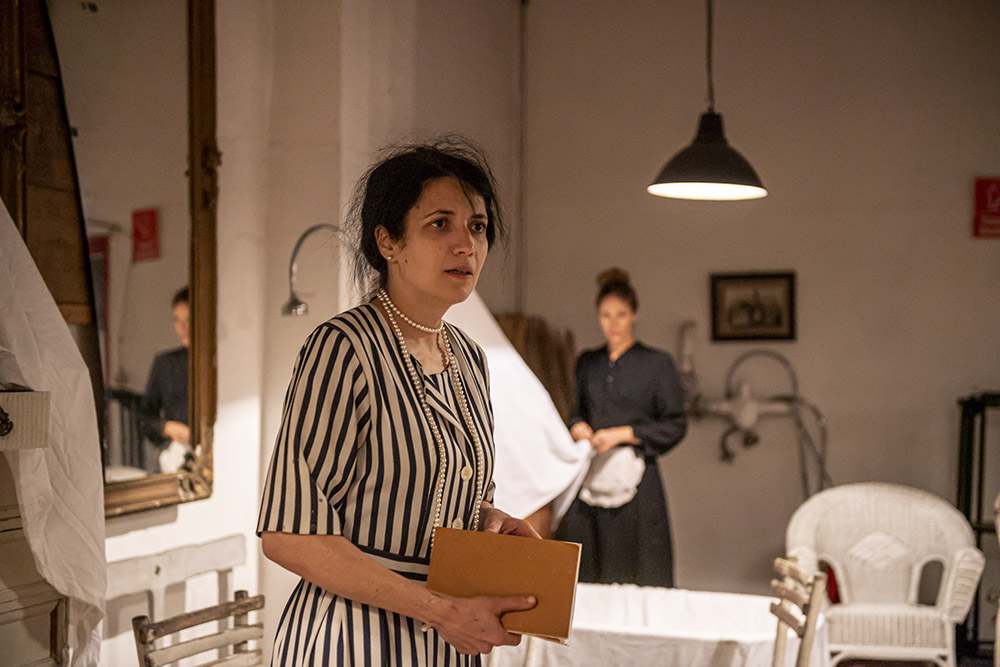 Veronika Glatzner als Alma 2 und Doron Tavori als Gustav Mahler 