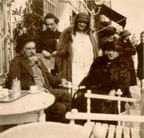 Alma Mahler und Franz Werfel und Molls