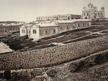 Arrival at Jerusalem Station of a train carrying pilgrims from Jaffa (the Jaffa – Jerusalem railway line was opened on 15 August 1892) 25Woman's Hostel