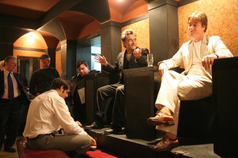 Gropius (Hans Hoffmann), Mahler (Magnus Stefansson) und Werfel (Anthony St. Martin)