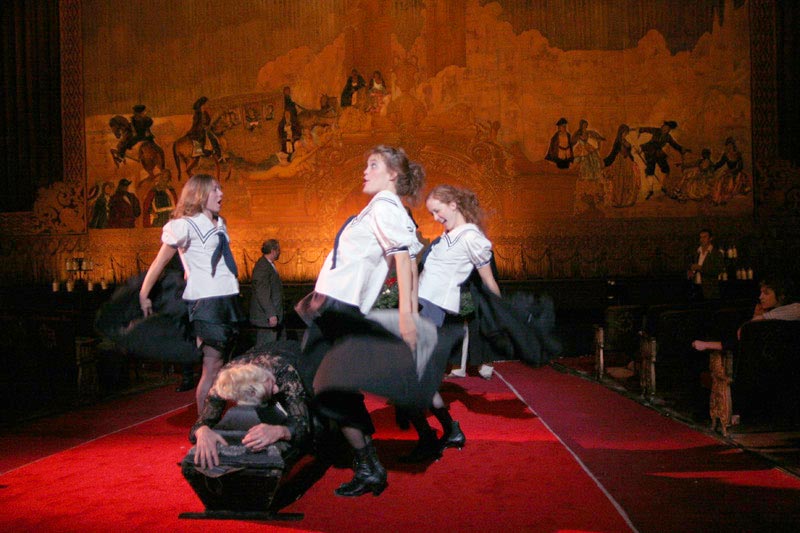 Alma 3 (Maria Vargo), Alma Mahler-Werfel (Flo Lawrence), Alma 1 (Ryan Templeton) und Alma 2 (Tiffany Elle)