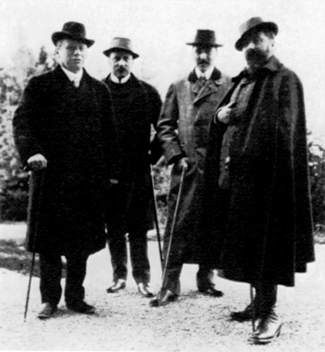 Brahm, Salten, Hofmannsthal und Schnitzler