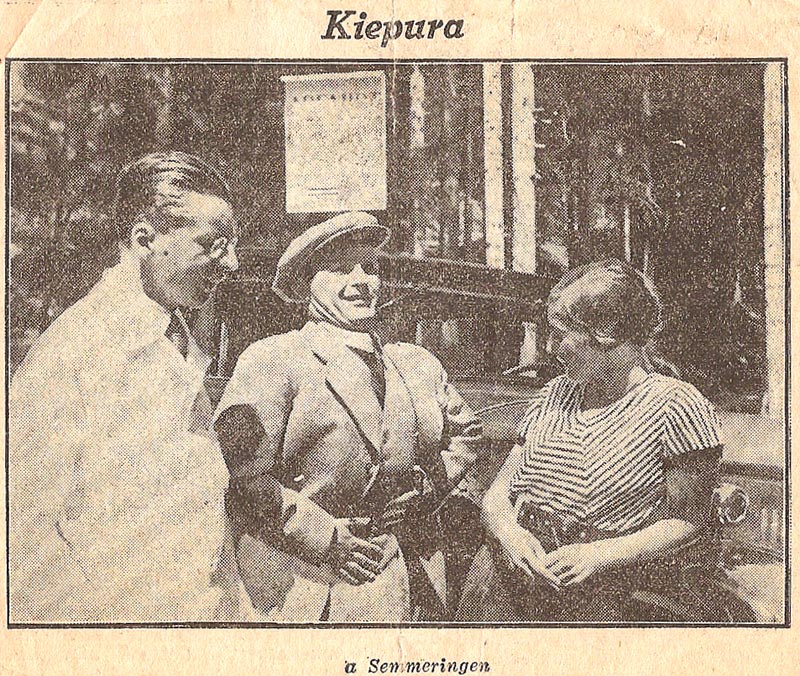 Jan Kiepura und Dr. Schimak