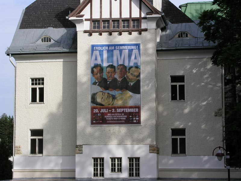 Alma-Poster by Johannes Grützke